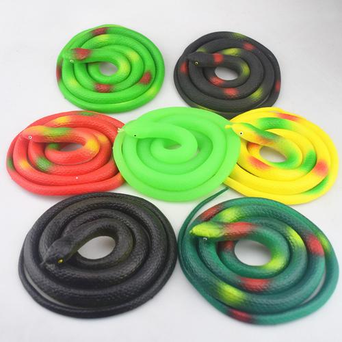 仿真蛇 假蛇 创意整盅玩具大青蛇整人玩具吓一跳橡胶软蛇工厂直销
